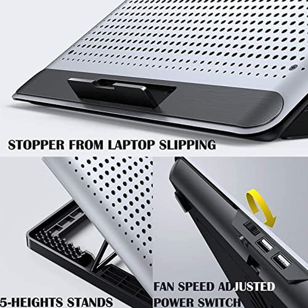Laptop Fan: 16inch Single Fan Lap Chill Mat Aluminum Panel – Packaging