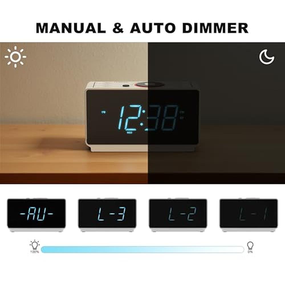 Alarm Radio: iTOMA Alarm Clock Radio with Bluetooth Speaker – Packaging