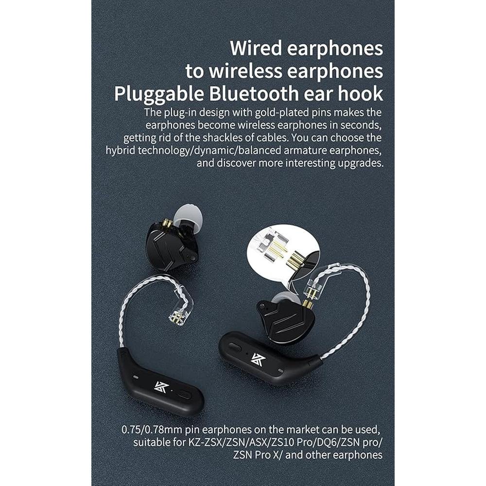 erjigo TWS + Earbuds Hook 2Pin Connector with Mic – Packaging