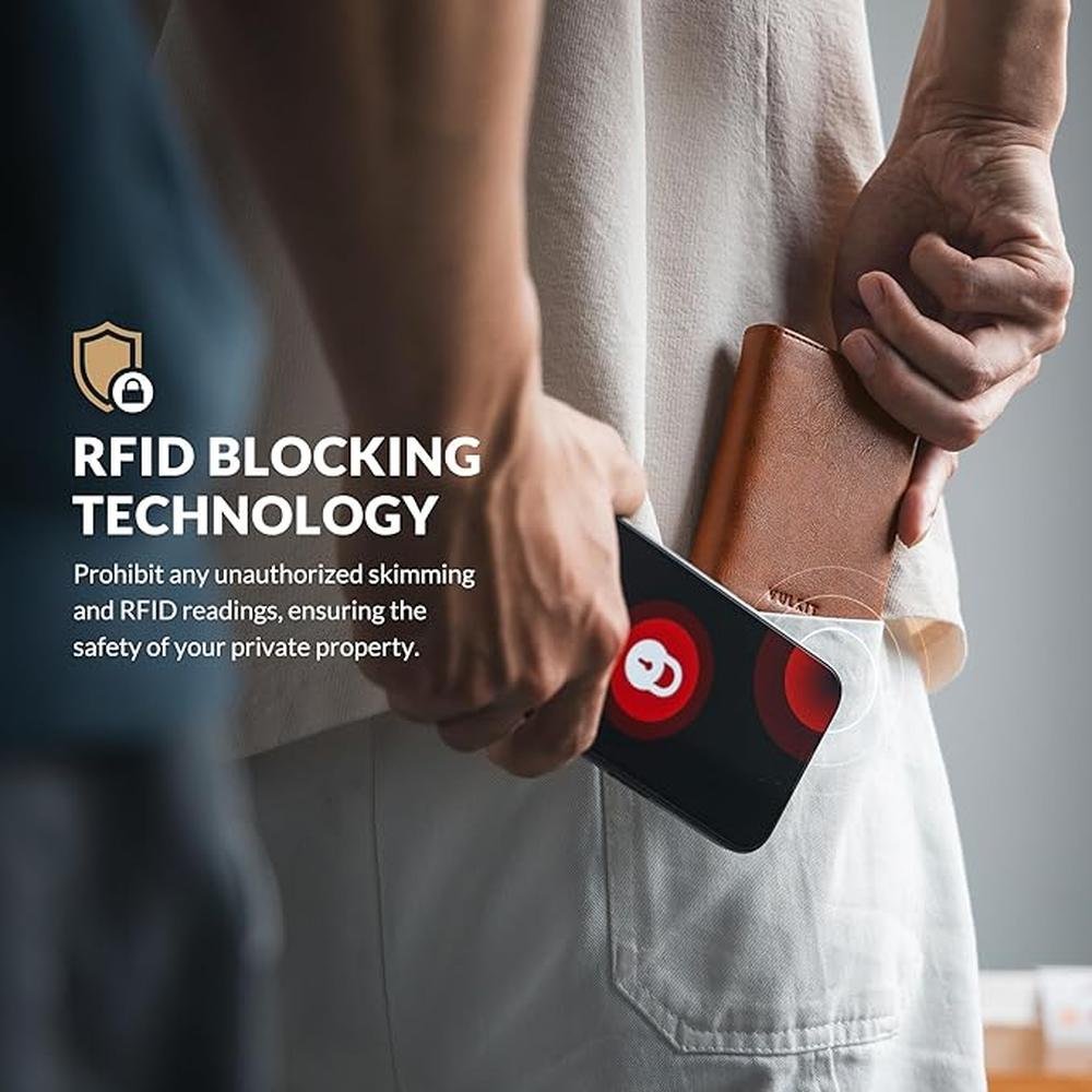 Wallet Cards: VULKIT Card Holder Wallet with Magnetic – Packaging