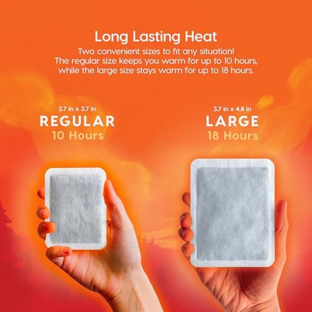 Hand Warmers: IRIS USA Large 60 Pack Long-Lasting Up to 18 – Packaging
