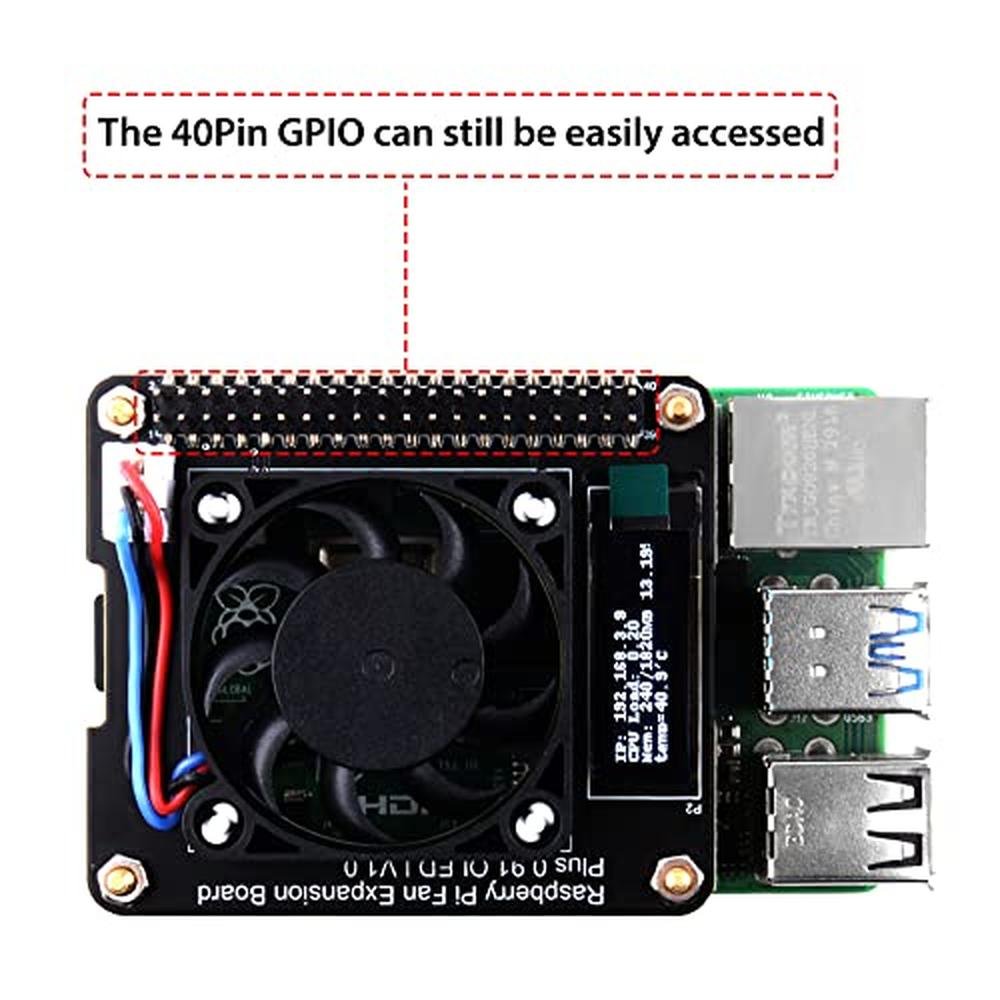 Fan Raspberry Pi 4: Geeekpi Fan Hat for Raspberry Pi 4 – Packaging