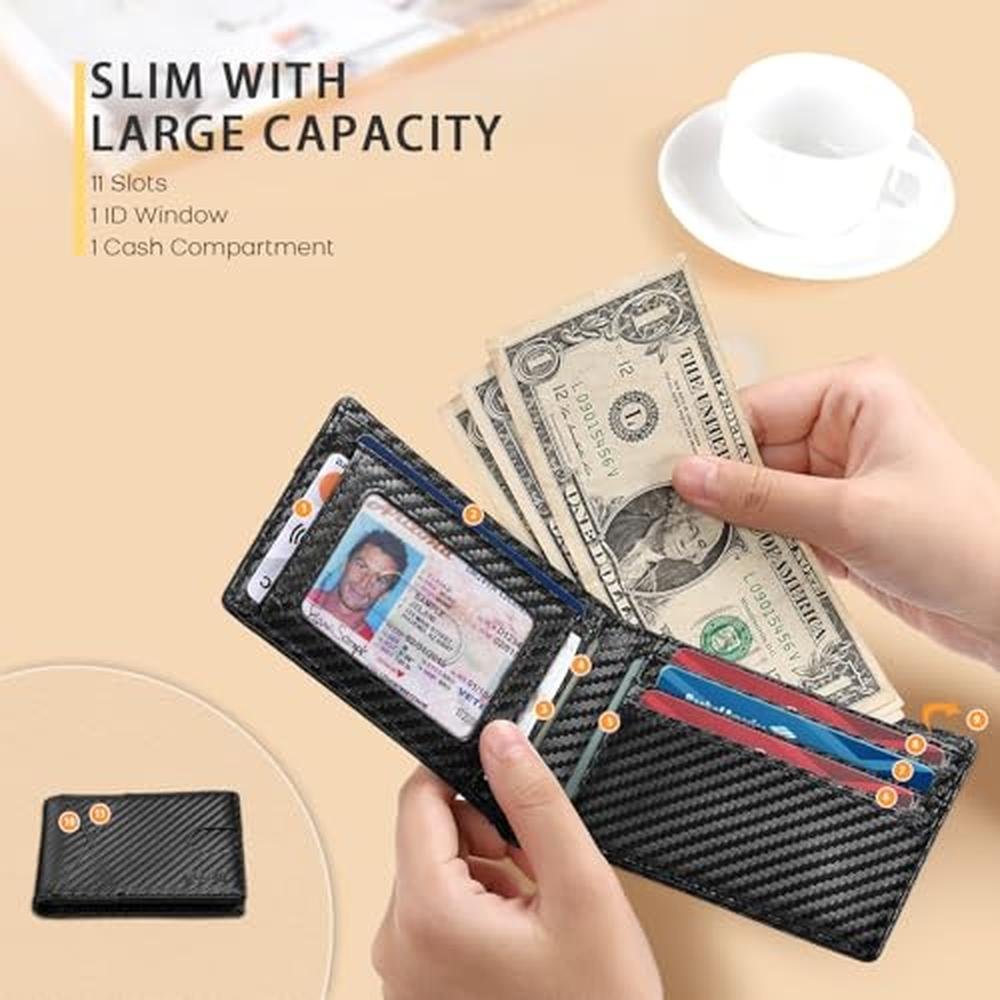 Zitahli Novelty Wallet for Men Slim 11 Credit Card Holder – Packaging