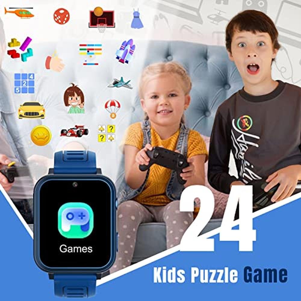 High-Performance Kids Watch with 24 Puzzle Games and – Packaging