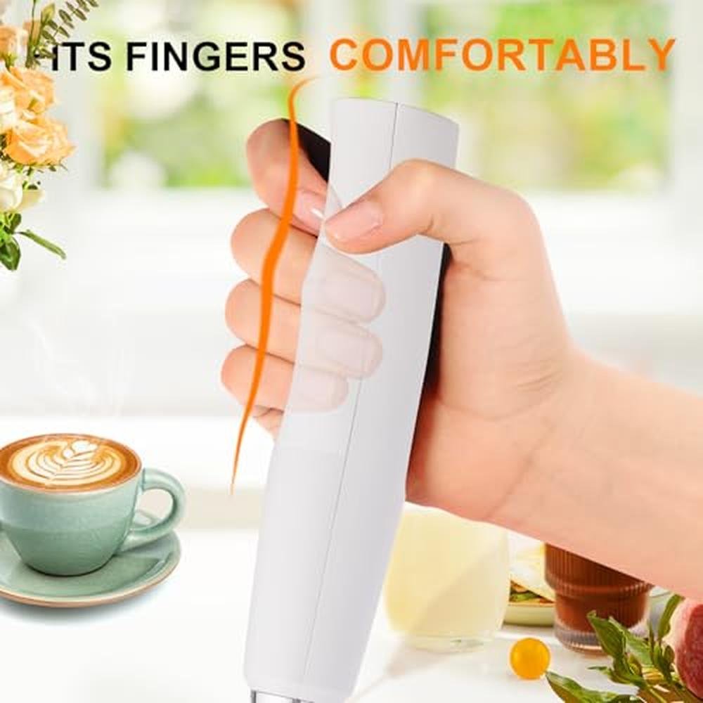 Frother Coffee: YUSWKO White Handheld Milk Frother Wand – Packaging