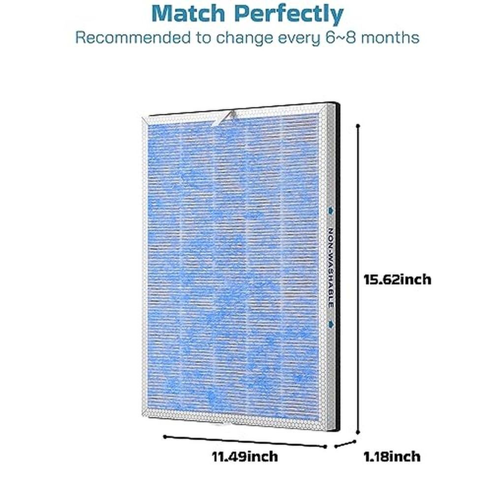 MSA3 MSA3S: 2 Pack True HEPA Filter Replacement Compatible – Packaging