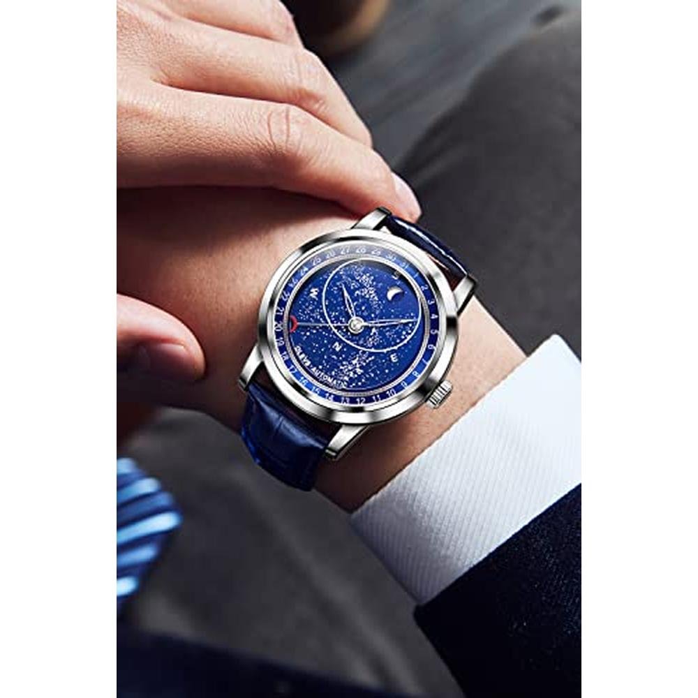 Watches Olevs: Olevs Men's Automatic Starry Sky Moon Phase – Packaging