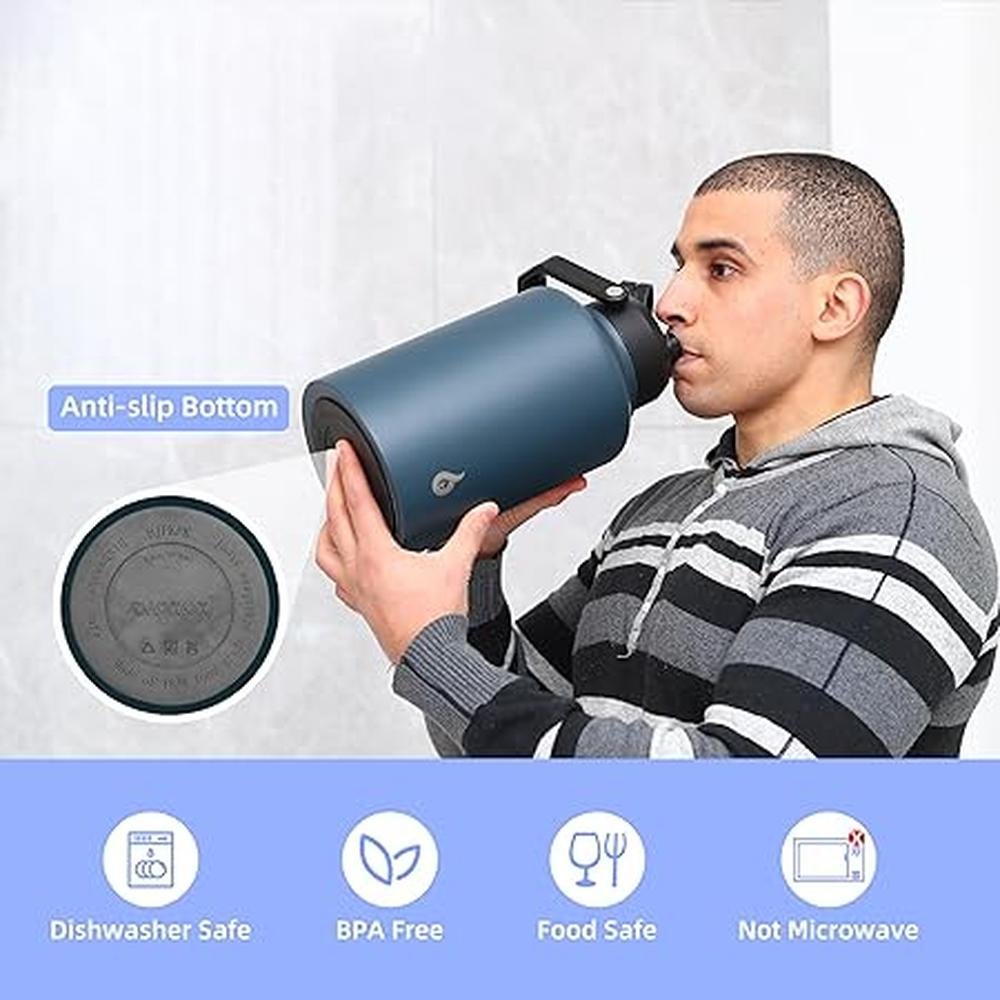 Water Bottle: BJPKPK 64 oz Insulated Water Bottle – Packaging