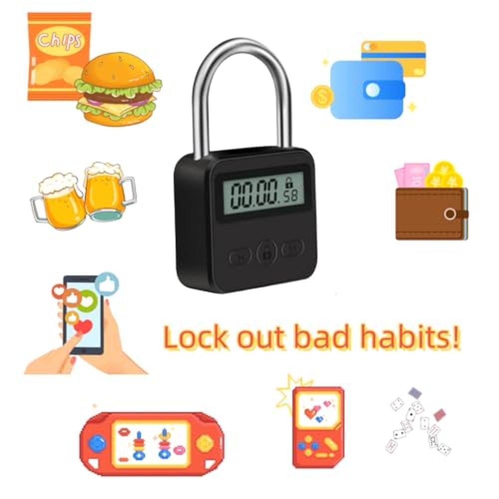 Advanced Time Management: Enajucy Metal Timer Lock – In Use