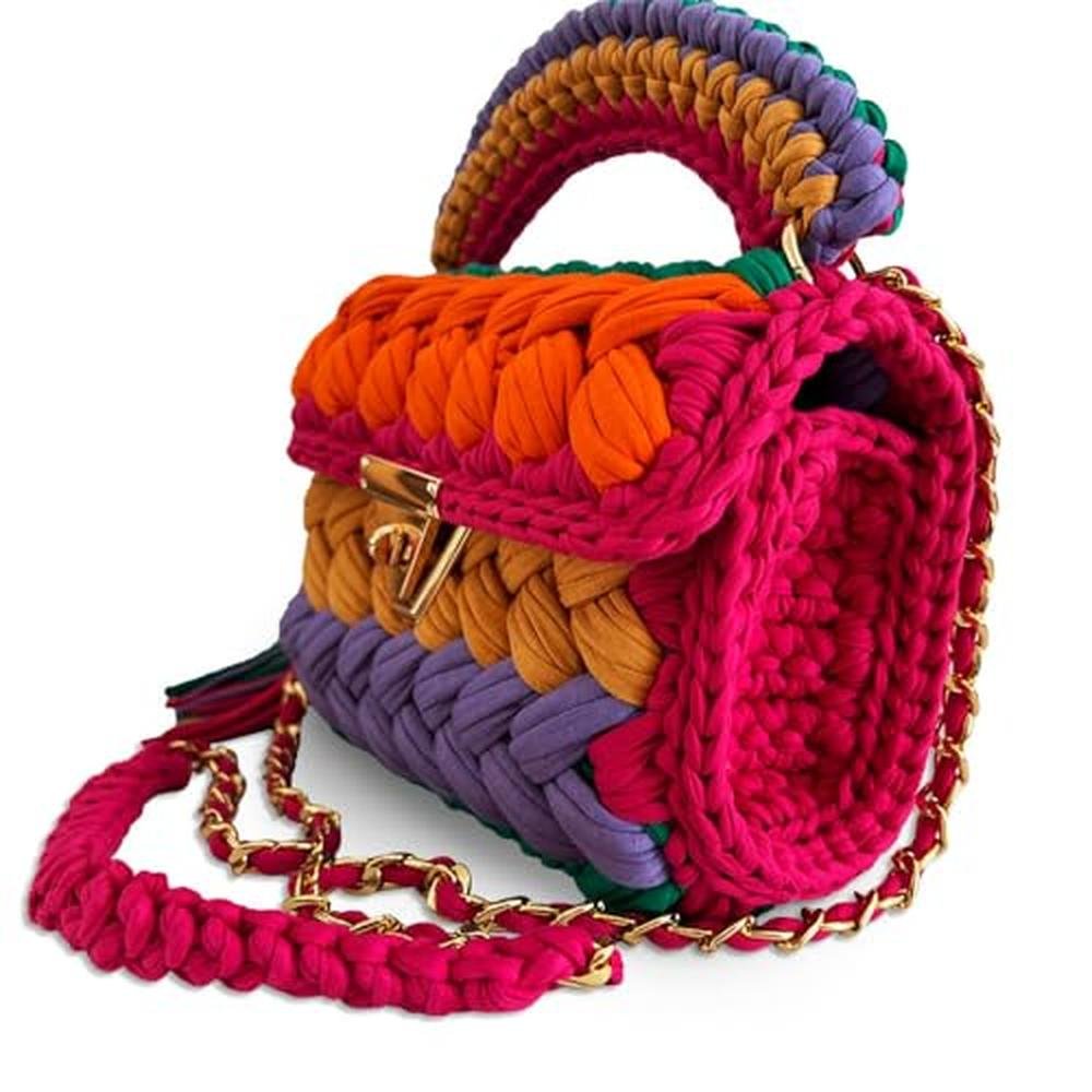 Evening Clutch: CHQEL Handmade Crochet Wedding Party Purse – Packaging
