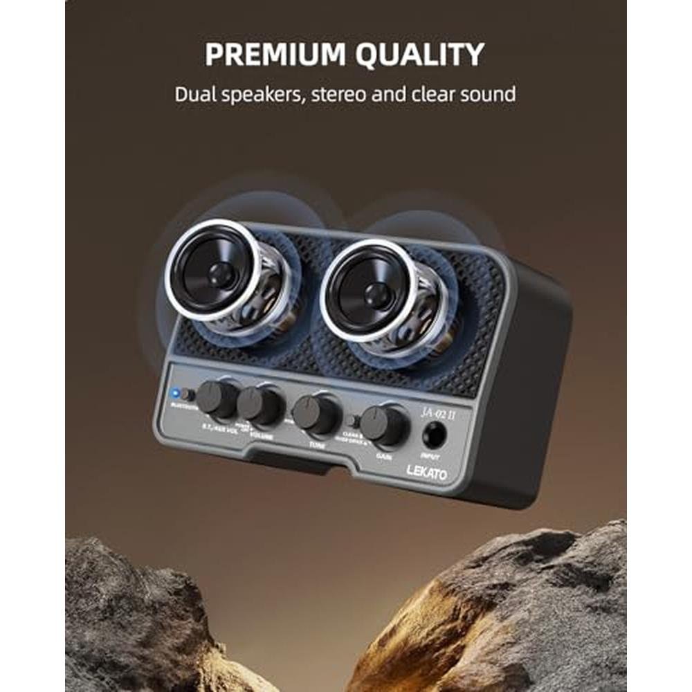 Guitar Amp: LEKATO Mini Rechargeable Electric Guitar – Packaging