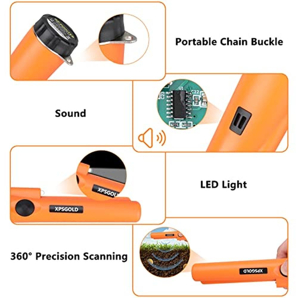 XPSGOLD Metal Detector: Pinpointing Waterproof Pinpointer – Packaging