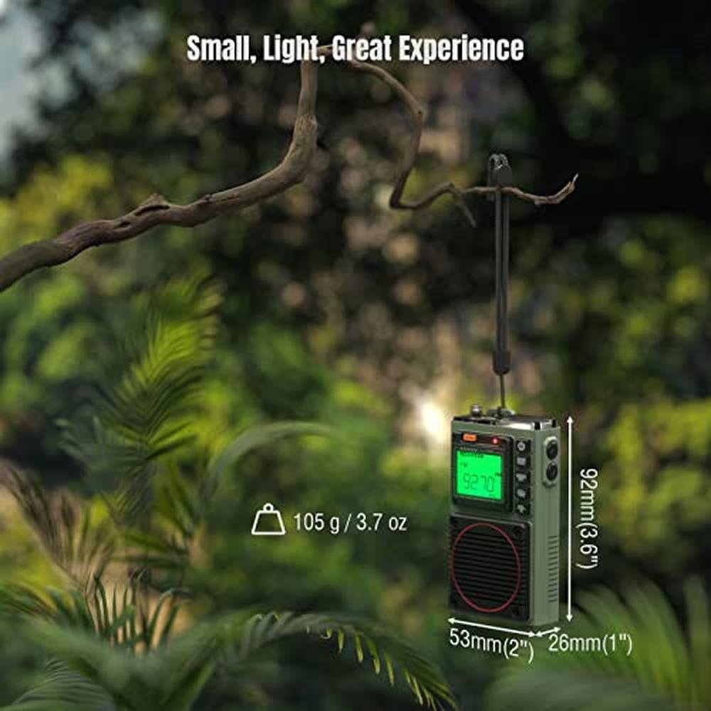 Radio Shortwave: Raddy RF75A APP Control Portable Shortwave – Packaging