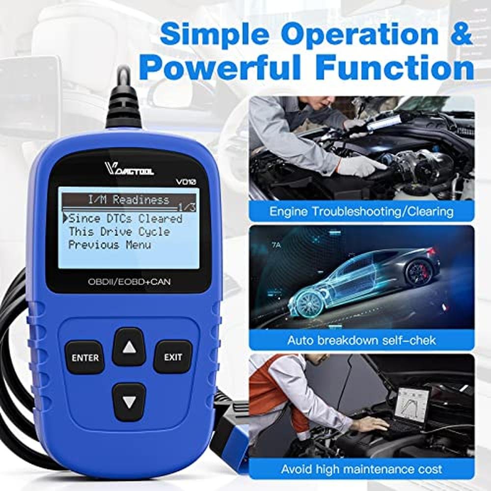 VDIAGTOOL VD10 OBD2 Scanner Code Reader Car Diagnostic Tool – Packaging