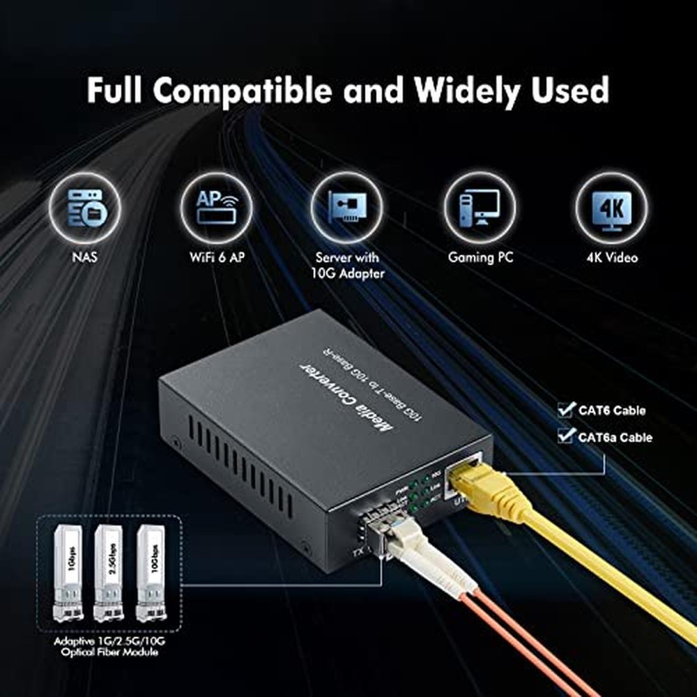 MokerLink 10 Gigabit SFP to 10G RJ45 Converter – Packaging