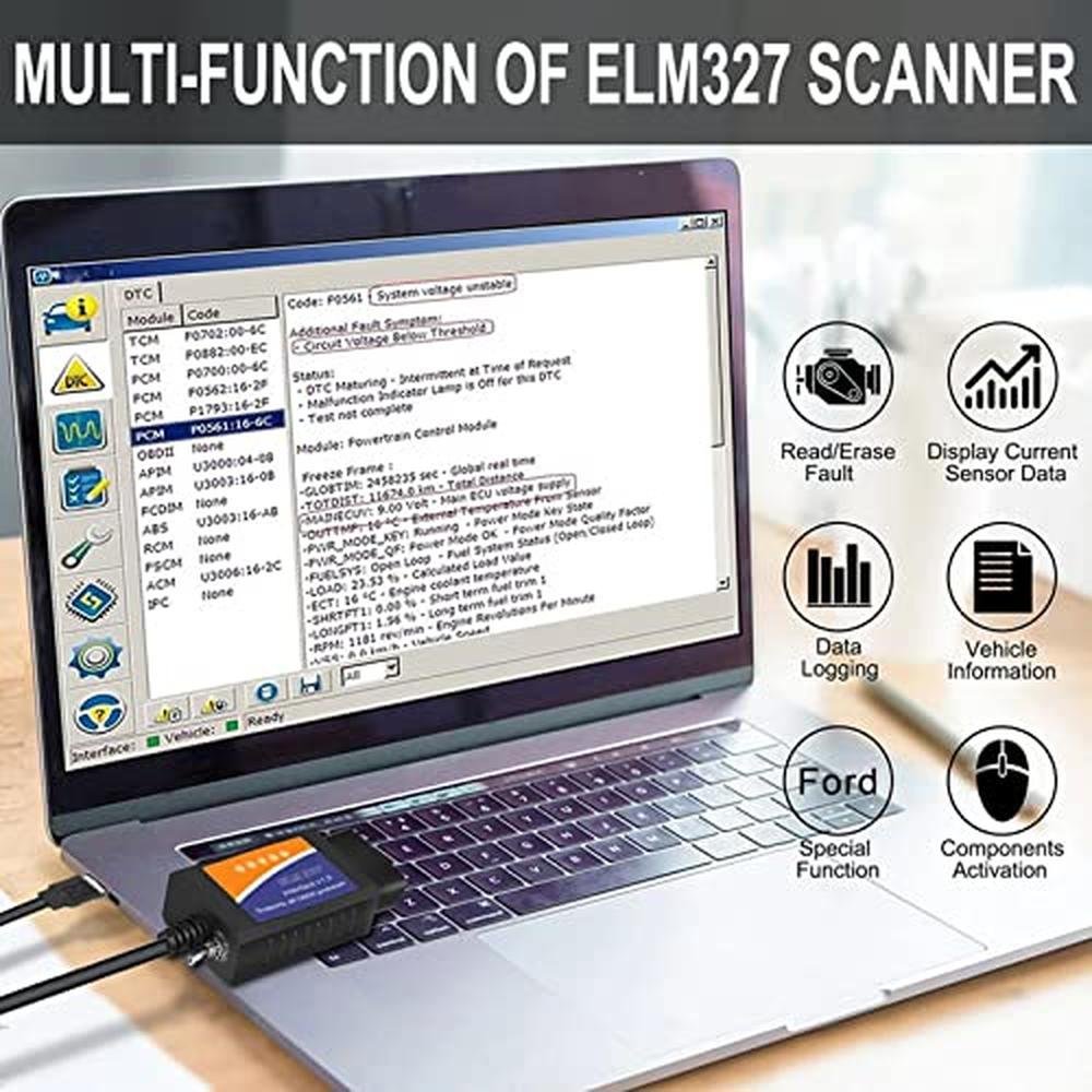 ELM327 Compatible OBD2 Adapter – In Use