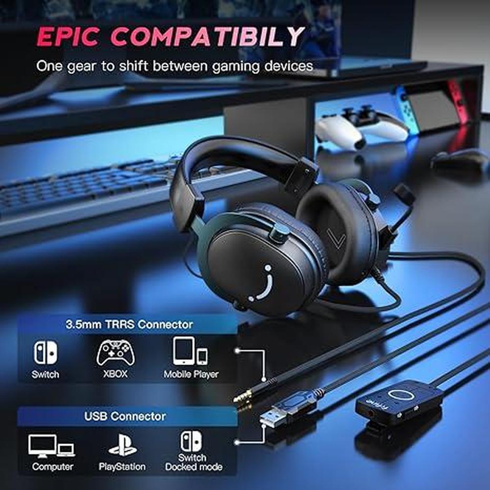 Headset FIFINE: FIFINE AmpliGame H9 7.1 Surround Sound – Packaging