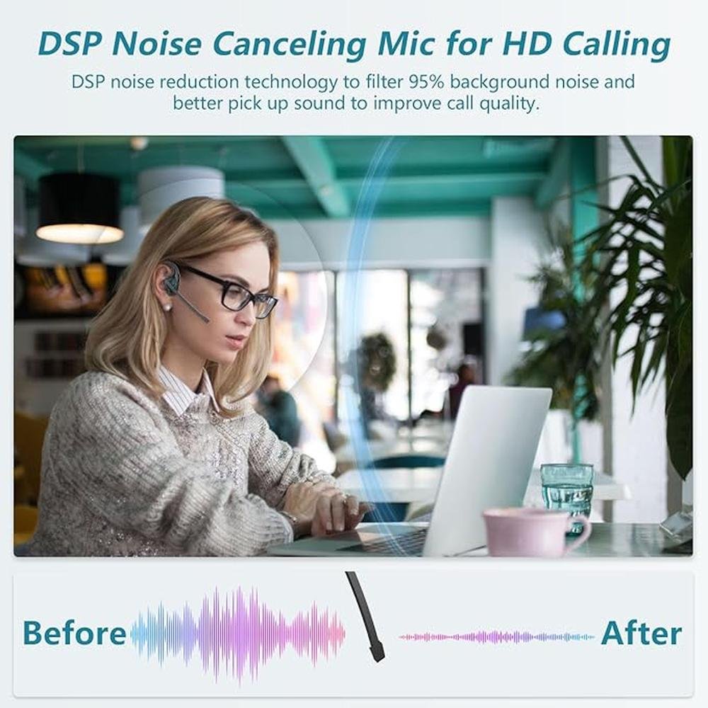BANIGIPA Bluetooth Headset with Boom Microphone – Packaging