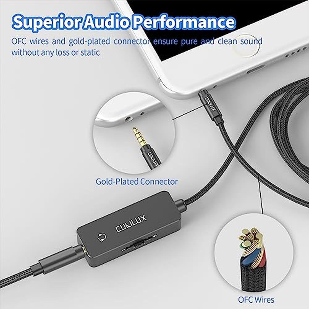 Volume Cubilux: Cubilux 3.5mm TRRS Volume Attenuator Cable – Packaging