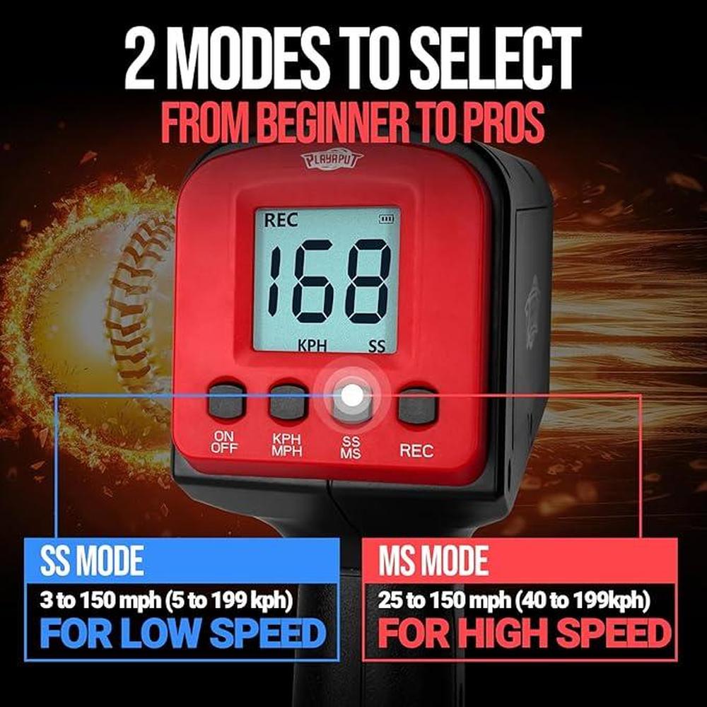 Baseball Speed: PLAYAPUT Radar Guns Speed Sensors – Packaging