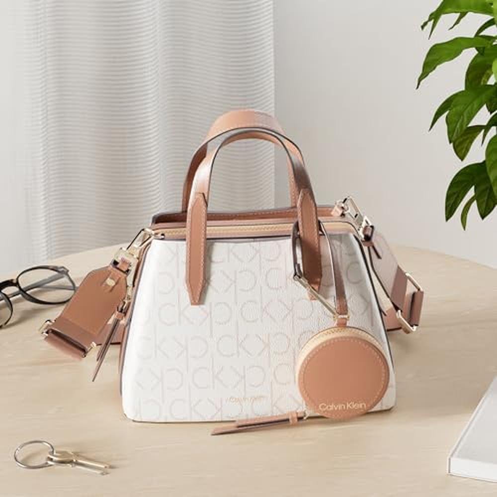 Calvin Klein Millie 2 in 1 Triple Compartment Mini Satchel – Side View