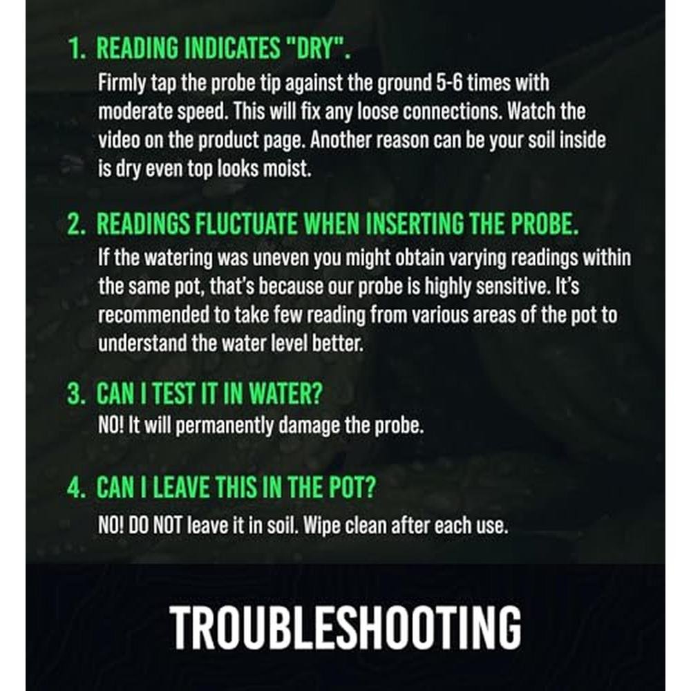 High-Performance Soil Moisture Meters for Plants – Packaging