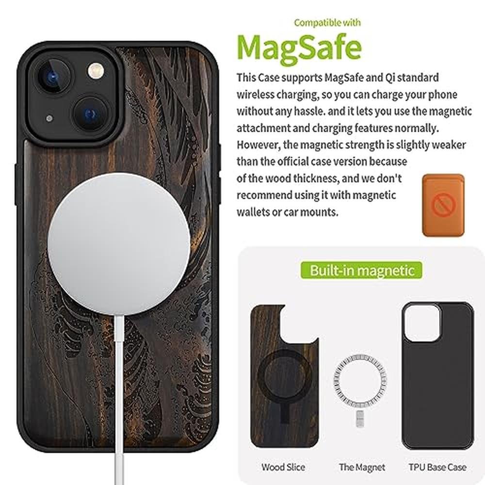 Carveit Case: Carveit Magnetic Wooden Case for iPhone 15 – Packaging
