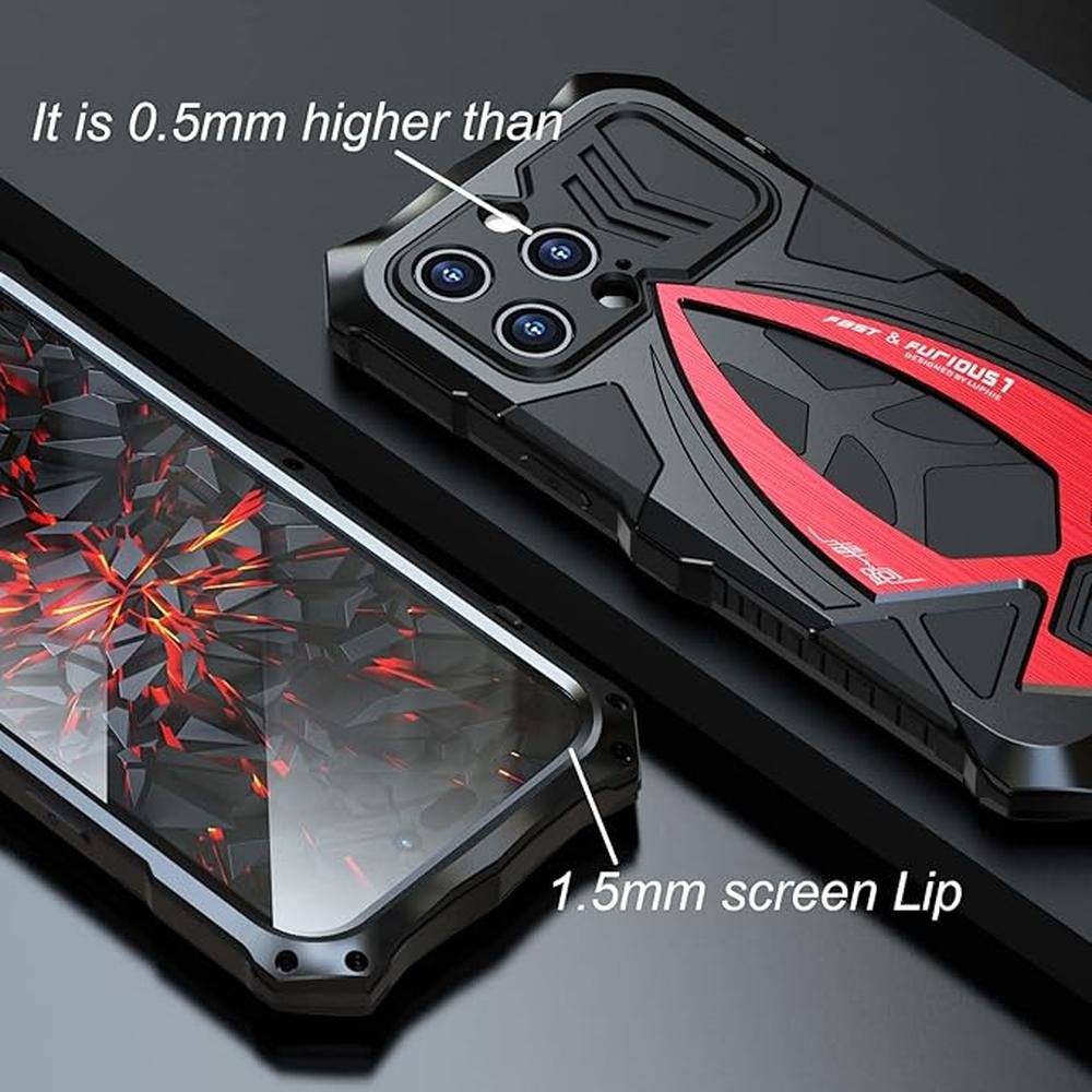 iPhone 15 Pro Max Case: Heavy Duty Protection Rugged Screw – Packaging