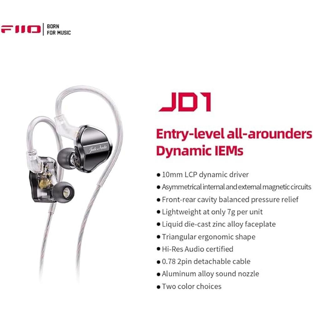FiiO/JadeAudio JD1 High Performance Dynamic Driver HiFi – Packaging