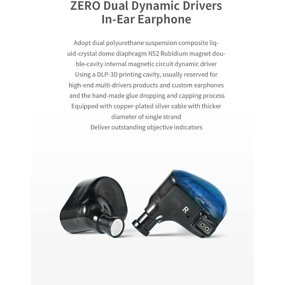 x Crinacle Zero Dual Dynamic Drivers HiFi Wired Earbuds – Packaging