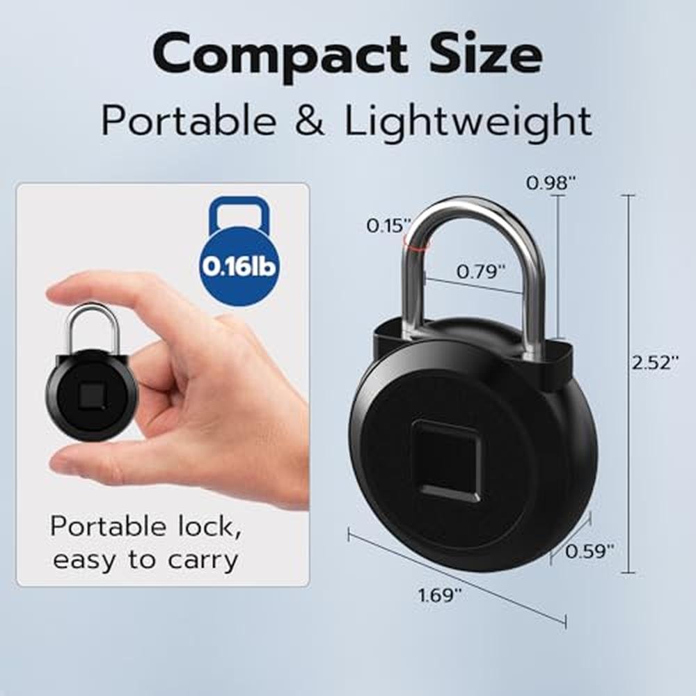 Fingerprint Lock: Dhiedas Fingerprint Lock for Gym Locker – Packaging
