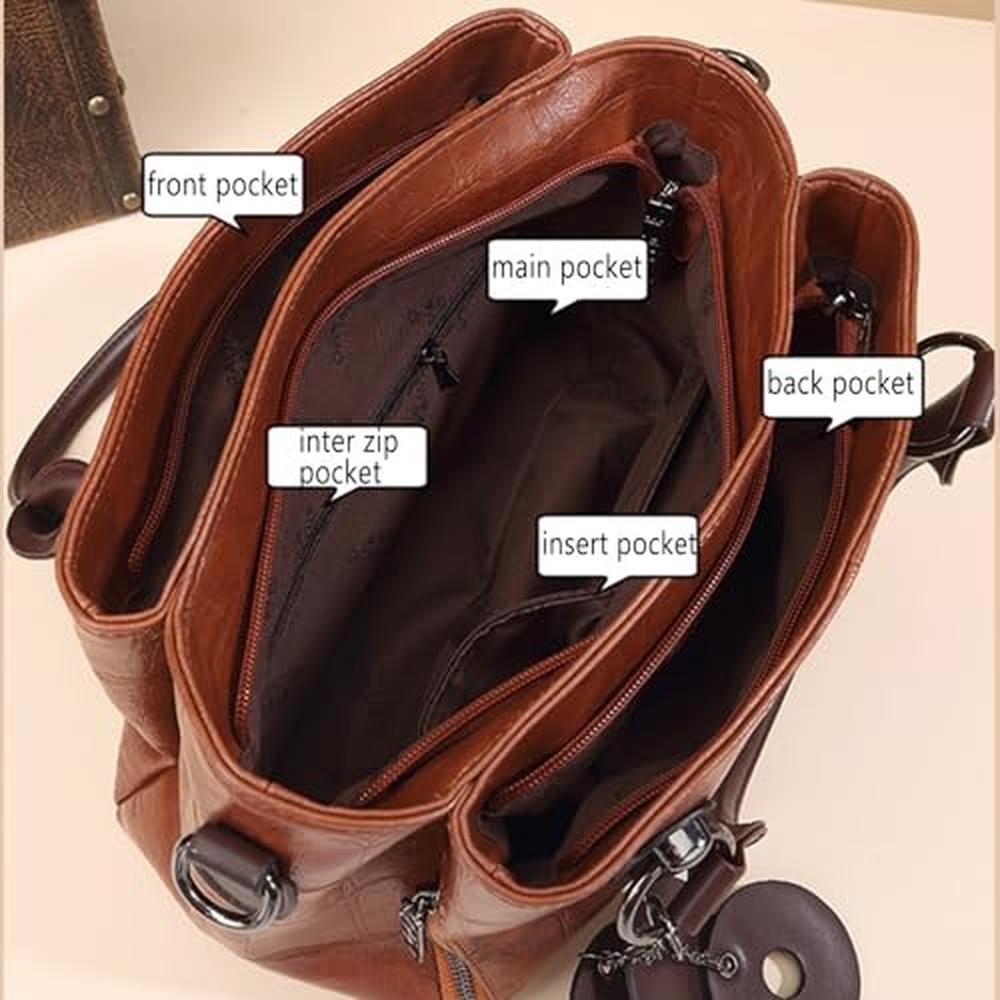 Women MCUVAEC: Vegan Leather Tote Bag for Women – Packaging