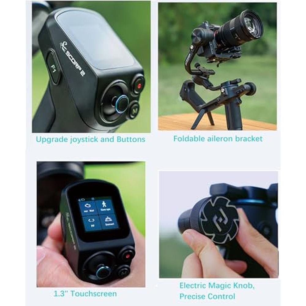 Gimbal FeiyuTech SCORP 2 KIT: 3-Axis Gimbal Stabilizer for – Packaging