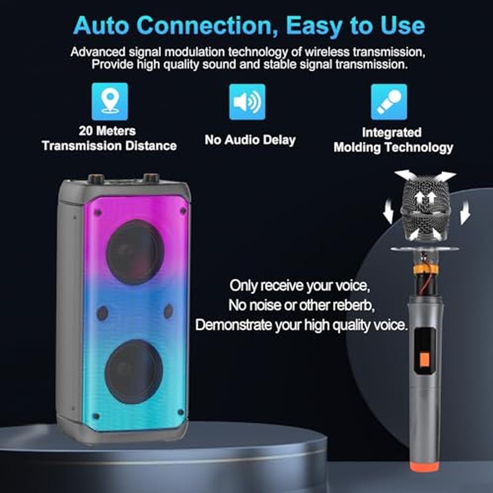 Tamproad Bluetooth Speaker: 80W Peak Wireless TWS Portable – Packaging
