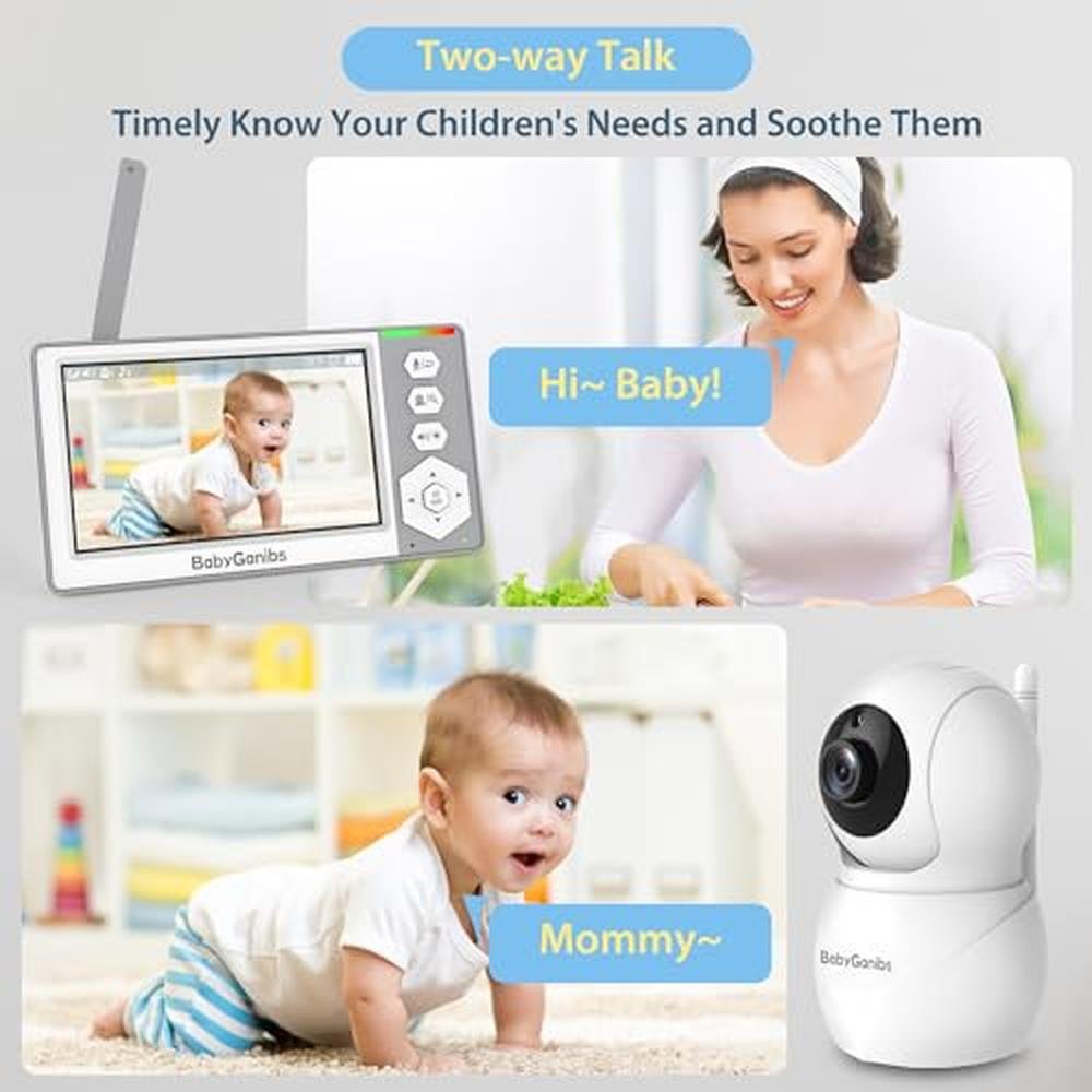 Baby Ganibs 4.3'' Video Baby Monitor with Long Range – Packaging