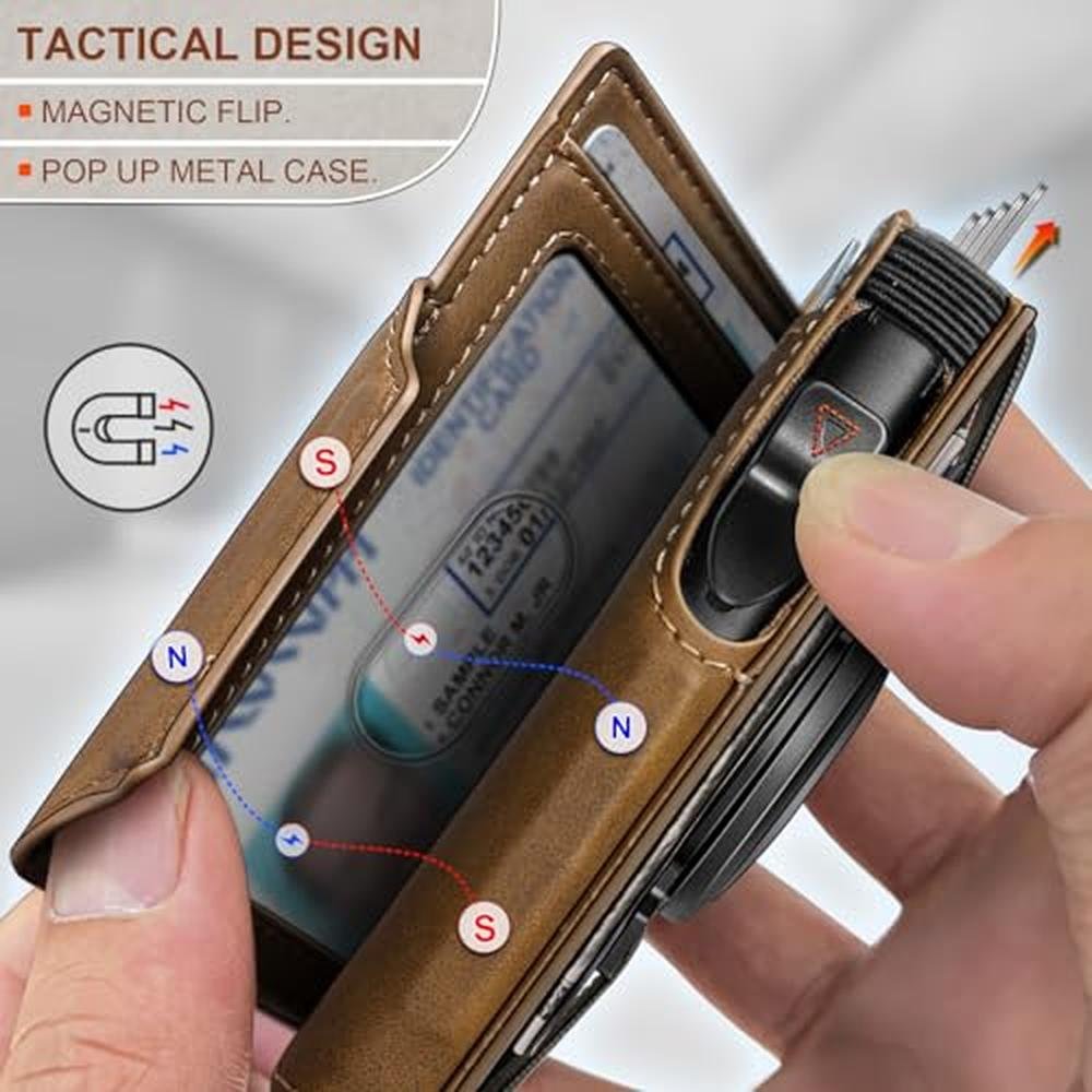 BULLIANT Men Airtag Wallet: Slim Front Pocket Wallet Money – Packaging