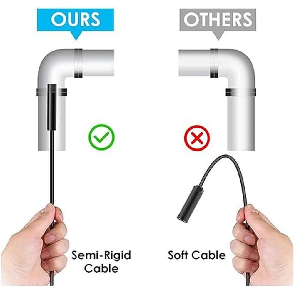 Camera Endoscope: Industrial Borescope with 6 LED Lights – Packaging