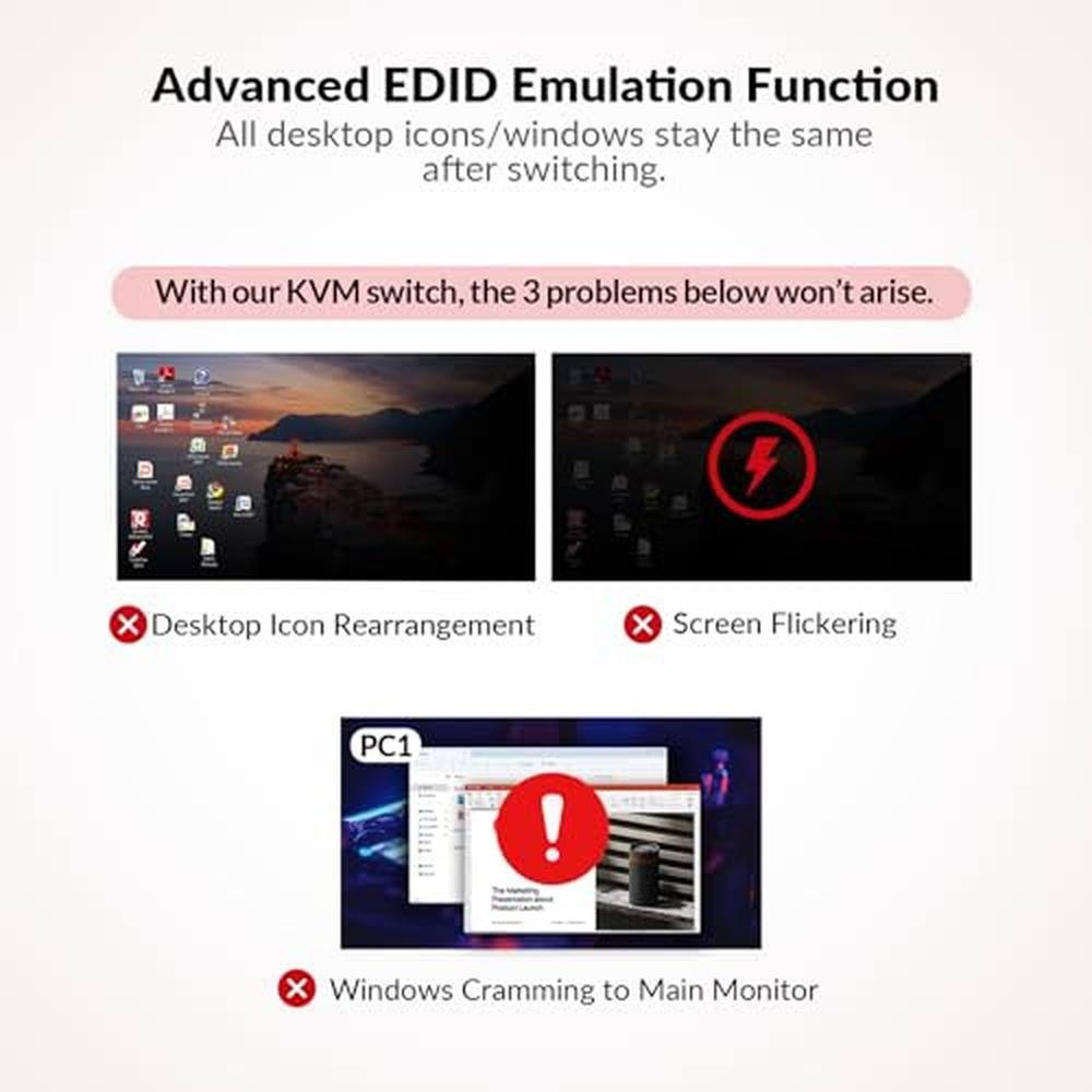KVM Switch: AV Access KD-E10 Ultra-High Refresh Rate – Packaging