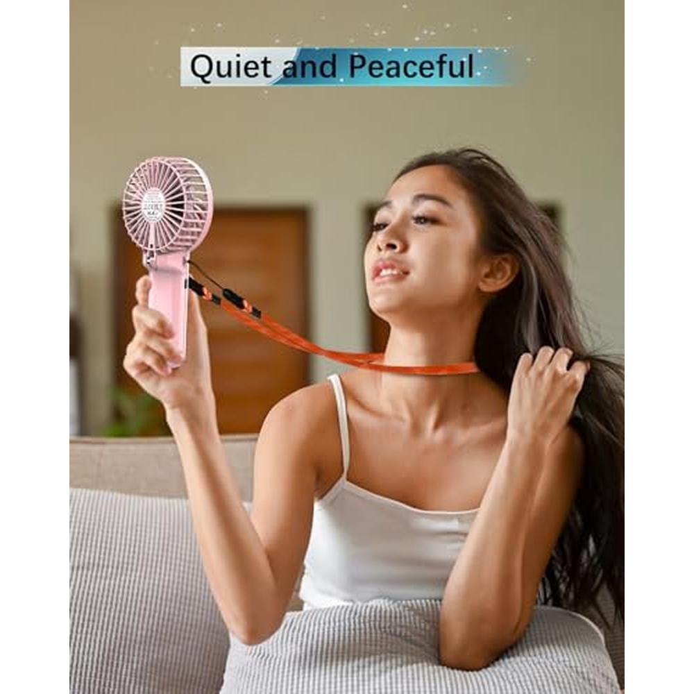 Fan Portable: 2-Pack Portable Handheld Fan Mini Hand-Held – Packaging