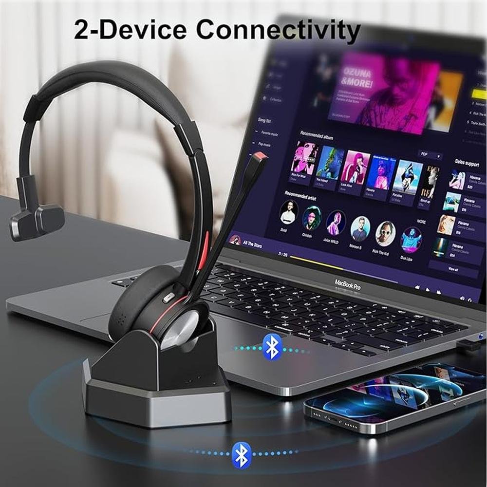 Bluetooth Headset with Microphone for PC – Packaging