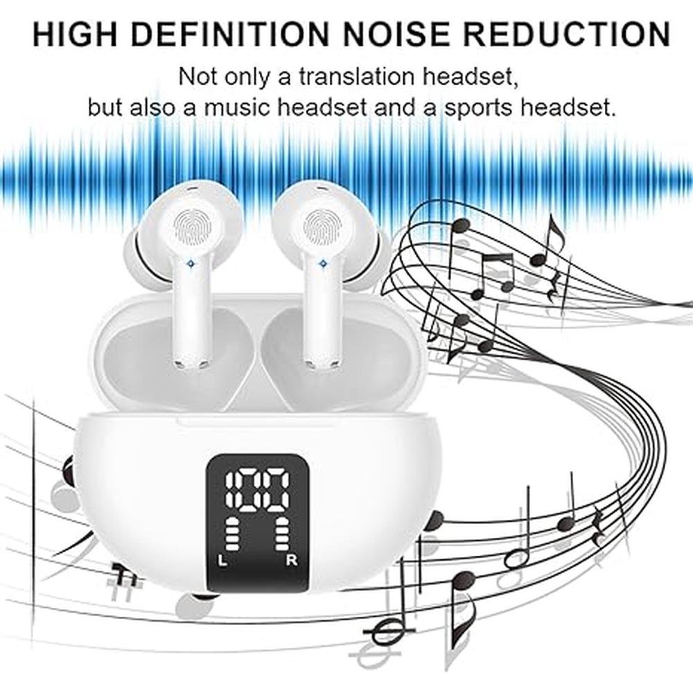 Translator Earbuds: Diydeg Dual Mic BT Language Translator – Packaging