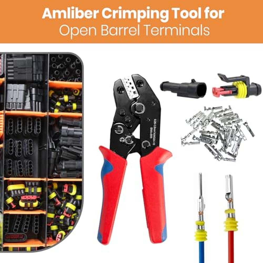 Tool Wire Crimper: Amliber Ratchet Wire Crimper Tool – Packaging