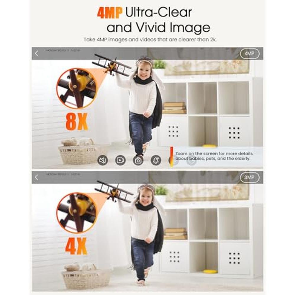 usogood 2.5K Indoor Camera for Home Security – In Use