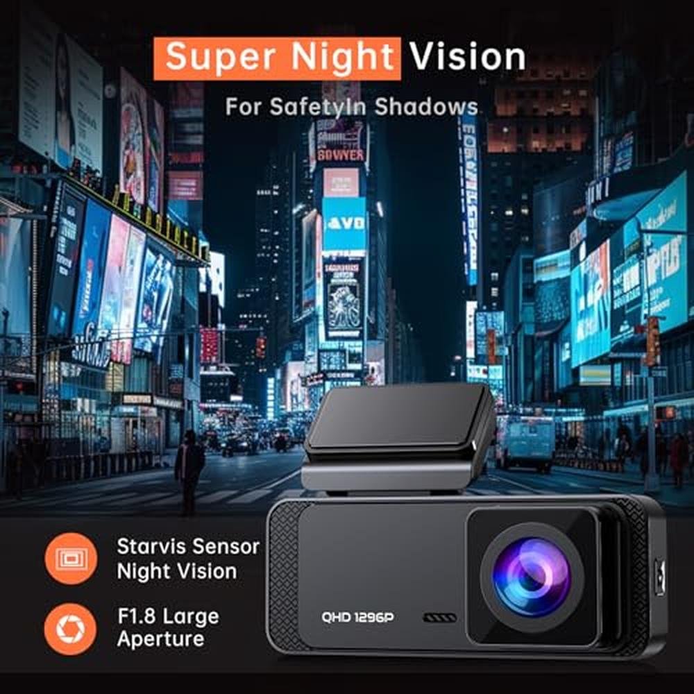 Dash Camera: V300 1296P Front Dashcam WiFi – Packaging