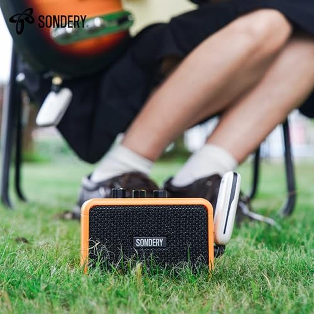 Sondery Guitar Amp: Sondery Mini 5W Portable Rechargeable – Close-up Detail