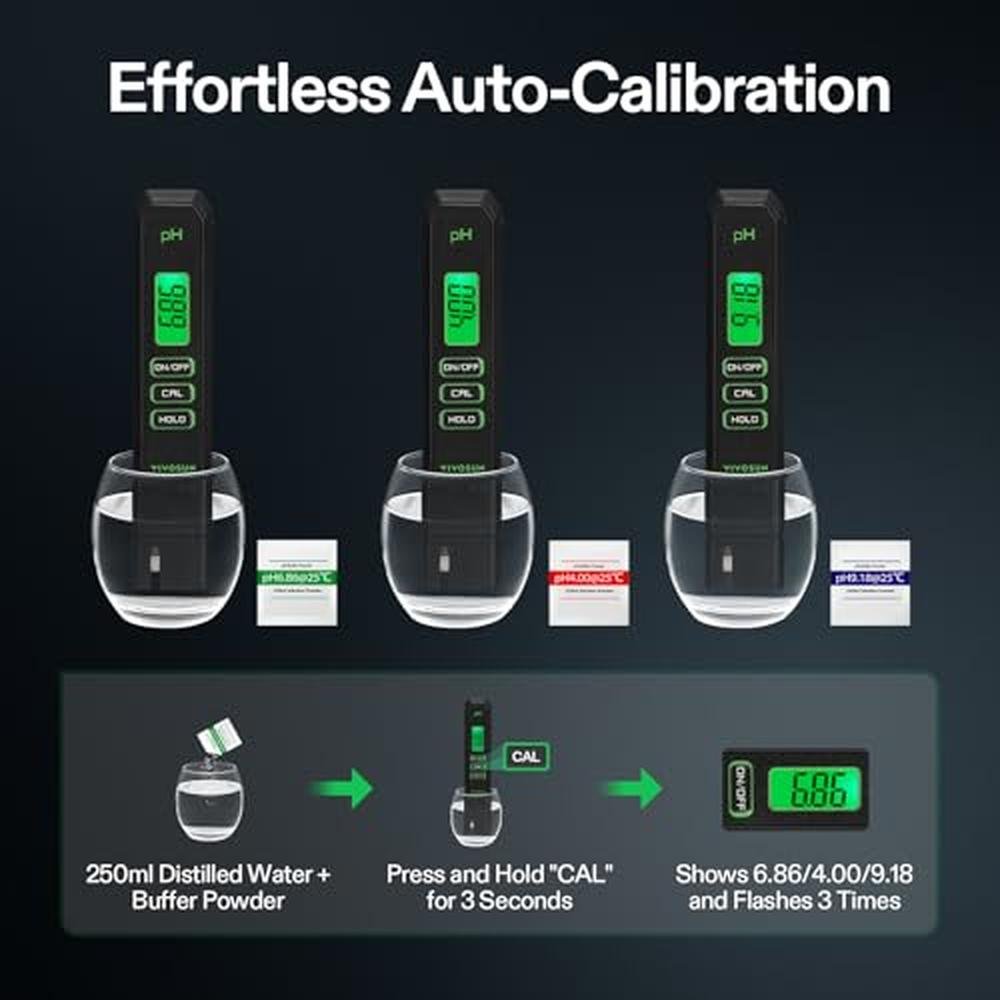 Vivosun Digital pH Meter: High Accuracy Pen-Type pH Tester – Packaging
