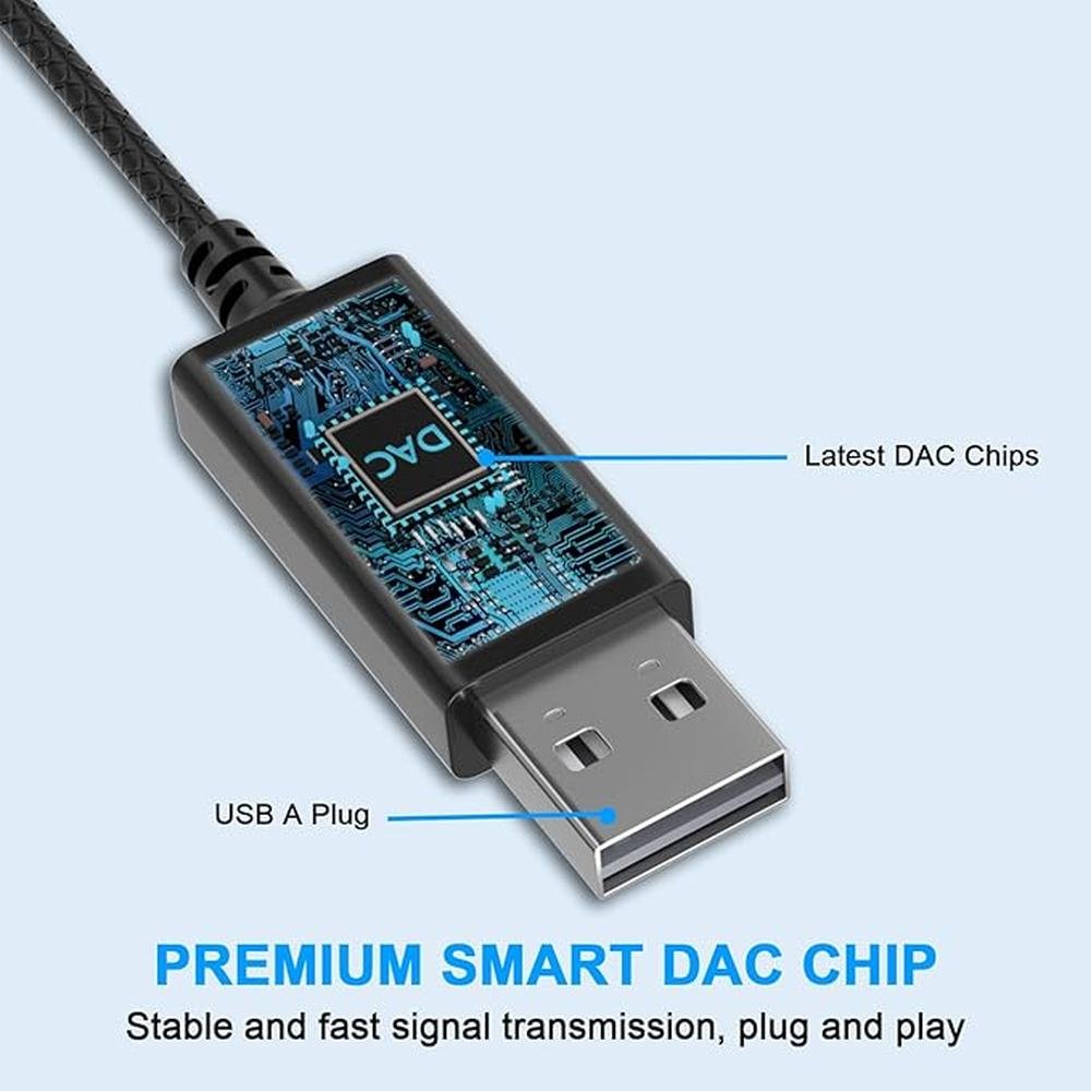 ASKUBSKU USB Headset with Microphone for PC 8.2Ft Cord – Packaging