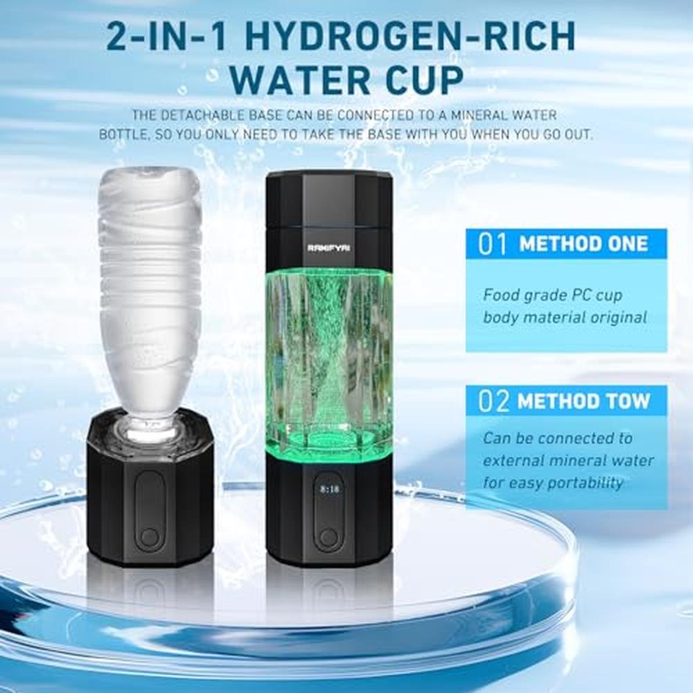 Hydrogen Water: RAMIFYAI 10000PPB Hydrogen Water Bottle – Packaging