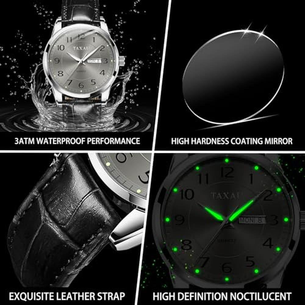 Watches Men: Taxau Classic Adjustable Waterproof Watch – Packaging