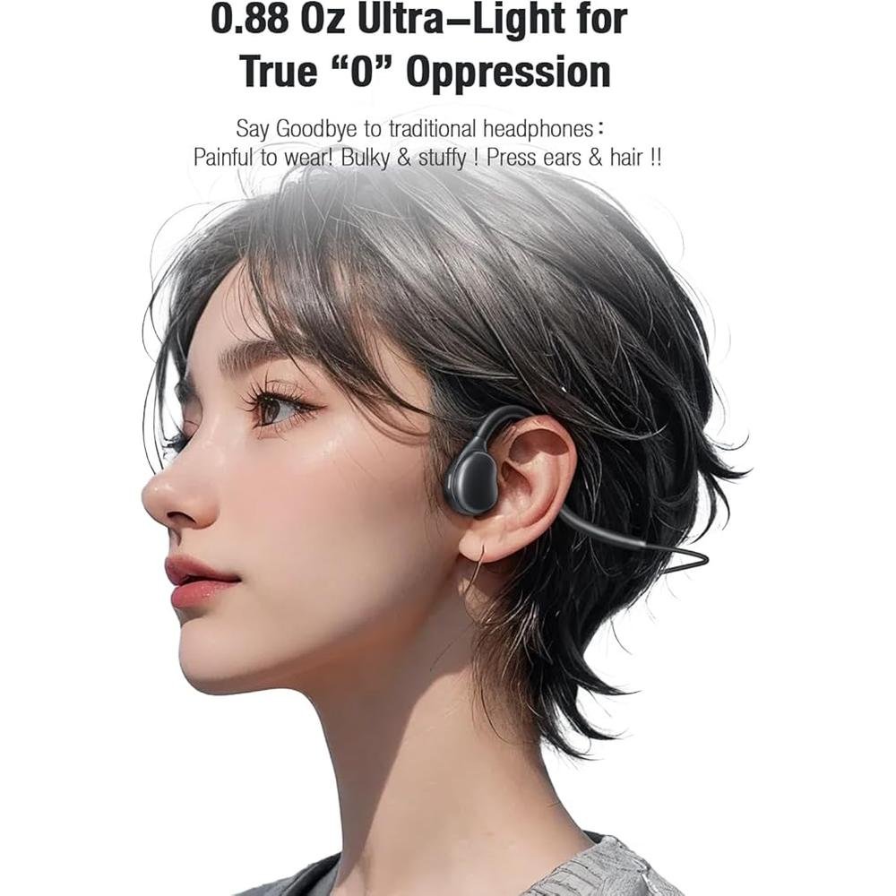 3.5mm Open Ear Headphones Wired headphones with Mic – Packaging